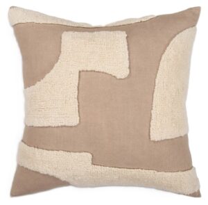 Mezze Taupe Textured Cushion 50X50Cm