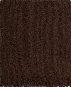 Lily Chocolate Cotton Blend Throw 130X150Cm