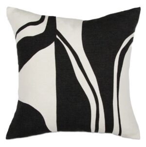 Astrid White & Black Featherfilled Cushion 50X50Cm