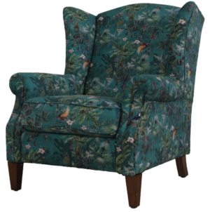 Paradiso Fabric Wingback Armchair 840X895X960H