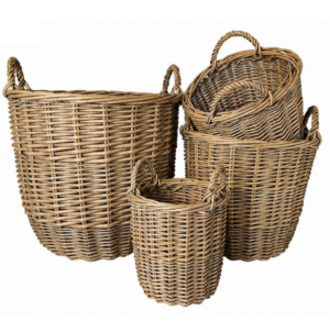 Willow Olive Picking Baskets Set Of 4