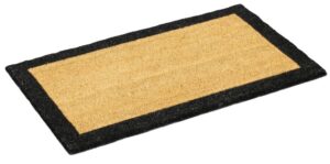 Coir Printed Doormat Black Border 60X40Cm