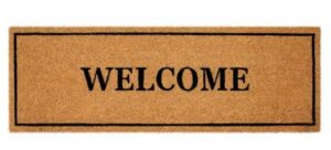 Coir Printed Wide Doormat Welcome 120X40Cm