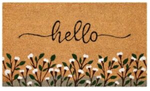 Coir Printed Doormat Hello Spring 70X40Cm