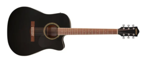 Gretsch Prelude D100Ce Dread Ce Black Guitar