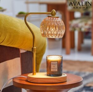 Avalin Aroma Wooden Base Candle Warmer 230V