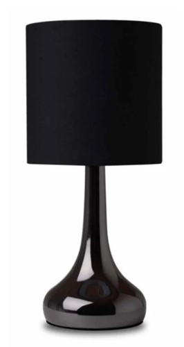 Miami Touch Table Lamp Gunmetal