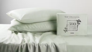 Top Drawer 300Tc King Sage Sheet Set