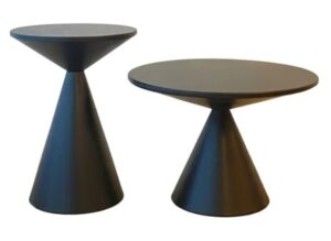 Conical Nesting Side Tables Set Of 2 60X42 & 40X55