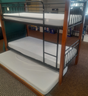 Rover Bunk Set + Trundle + 3 Mattresses