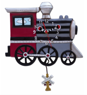 Choo Choo Train Pendulum Clock 32X25Cm Order In