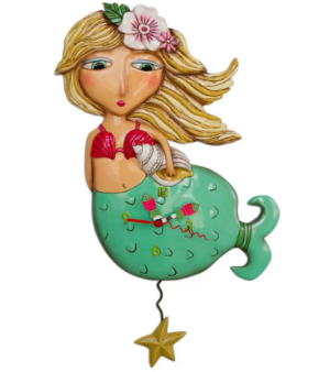 Shelley Mermaid Pendulum Clock 42Cm Order In