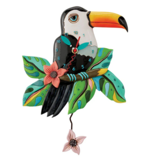 Toucan Tom Pendulum Clock 28X27Cm Order In