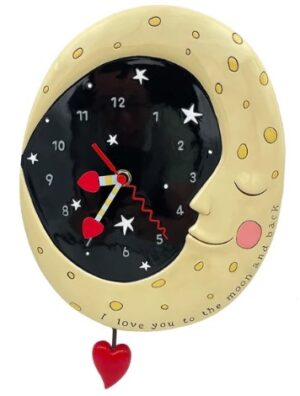 I Love You To The Moon Pendulum Clock 23Cm Order I