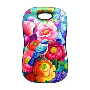 Kingfisher Floral Garden Kneeler Memory Foam 50X30