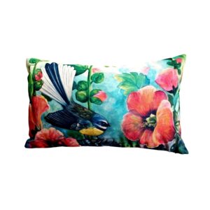 Fantail Hibiscus Lumbar Cushion 50X30 Irina Velman