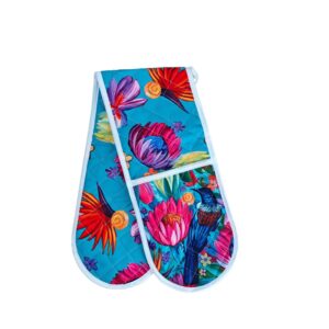 Tui Floral Double Oven Glove 90X20