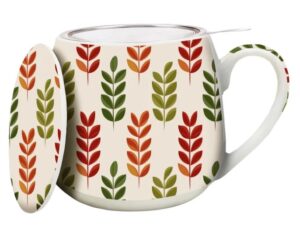 Falling Free Tea Infuser Mug W/Lid & Metal Infuse