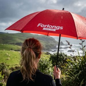 Forlongs 80Th Celebration Umbrella Red