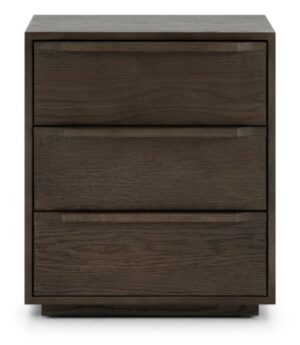 Frame Espresso Oak 3Dr Bedside Cab 570X420X680H