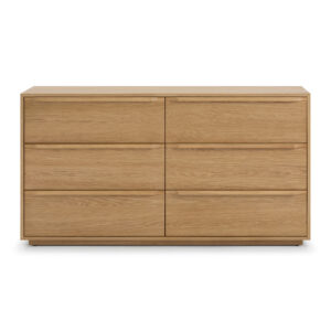Frame Natural Oak 6Dr Dresser 1500X450X810H