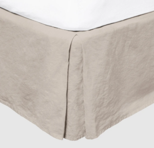 Linen Valance Pebble King Size