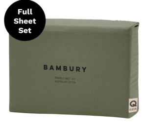 Pinnacle Sheet Set 300Tc Moss Double Size
