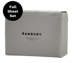 Temple Organic Sheet Set Grey Double Size