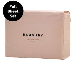 Temple Organic Sheet Set Rosewater Double Size